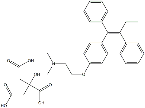 Tamoxifen citrate Struktur