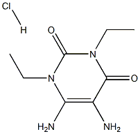 5,6-diamino-1,3-diethyluracil hydrochloride Struktur