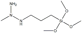N-methyl-hydrazine-aminopropyltrimethoxysilane Struktur