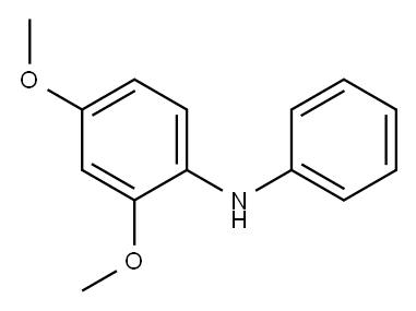 2,4-二甲氧基二苯胺, , 结构式