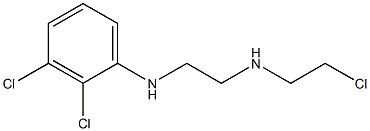 N-(2-Chloro-ethyl)-N'-(2,3-dichloro-phenyl)-ethane-1,2-diamine Structure