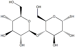 4-O-(b-D-Glucopyranosyl)-a-D-thioglucopyranose Struktur