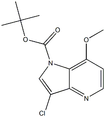 3-Chloro-7-methoxy-pyrrolo[3,2-b]pyridine-1-carboxylic acid tert-butyl ester