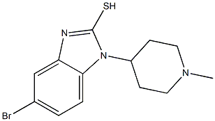 5-BROMO-1-(1-METHYLPIPERIDIN-4-YL)-1H-1,3-BENZODIAZOLE-2-THIOL|