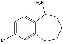 8-bromo-2,3,4,5-tetrahydrobenzo[b]oxepin-5-amine Struktur