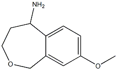8-methoxy-1,3,4,5-tetrahydrobenzo[c]oxepin-5-amine Structure