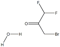 3-Bromo-1,1-difluoro-2-propanone Hydrate Struktur