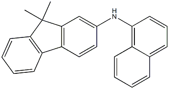 9,9-dimethyl-N-(naphthalen-1-yl)-9H-fluoren-2-amine Structure
