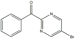 (5-Bromo-pyrimidin-2-yl)-phenyl-methanone 结构式