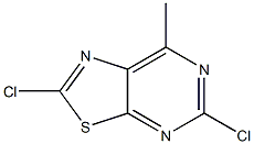 2,5-Dichloro-7-methyl-thiazolo[5,4-d]pyrimidine Struktur
