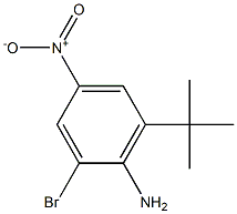 2-Bromo-6-tert-butyl-4-nitro-phenylamine Structure
