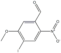 4-Iodo-5-methoxy-2-nitro-benzaldehyde Struktur