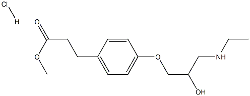 methyl 3-(4-(3-(ethylamino)-2-hydroxypropoxy)phenyl)propanoate  hydrochloride
