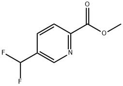 5-Difluoromethyl-pyridine-2-carboxylic Acid Methyl Ester Structure
