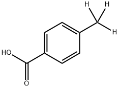 p-Toluic-d3 Acid Structure