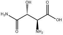 (2S,3R)-3-Hydroxyasparagine Struktur