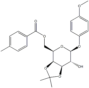 4-Methoxyphenyl 3,4-O-Isopropylidene-6-O-(4-methylbenzoyl)-b-D-galactopyranoside
