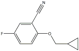 2-(Cyclopropylmethoxy)-5-fluorobenzonitrile|2-(Cyclopropylmethoxy)-5-fluorobenzonitrile