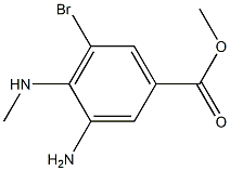 3-Amino-5-bromo-4-methylamino-benzoic acid methyl ester