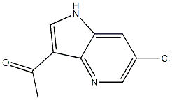 1-(6-Chloro-1H-pyrrolo[3,2-b]pyridin-3-yl)-ethanone Struktur