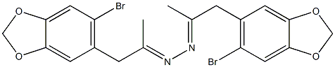 (1E,2E)-1,2-Bis(1-(6-bromobenzo[d][1,3]dioxol-5-yl)propan-2-ylidene)hydrazine