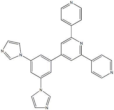 4'-(3,5-di(1H-imidazol-1-yl)phenyl)-4,2':6',4''-terpyridine Struktur