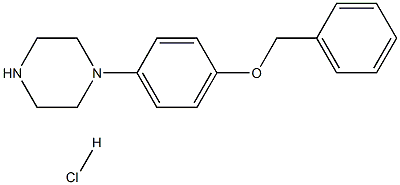 1-(4-BENZYLOXYPHENYL)PIPERIZINE HYDROCHLORIDE Structure