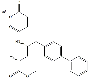 monocalciummono(4-(((2S,4R)-1-([1,1'-biphenyl]-4-yl)-5- methoxy-4-methyl-5-oxopentan-2-yl)amino)-4-oxobutanoate)
