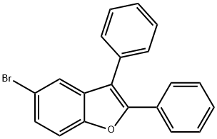 5-bromo-2,3-diphenyl-Benzofuran Structure