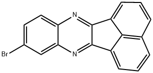9-bromo-Acenaphtho[1,2-b]quinoxaline Struktur