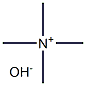 四甲基氢氧化铵(固体) 结构式