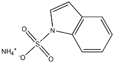 Indole-1-sulfonate ammonium salt Struktur