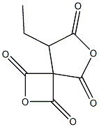 Butane tetracarboxylic dianhydride Struktur