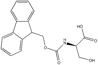 FMOC-D-丝氨酸,,结构式