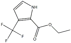 ethyl 3-(trifluoromethyl)-1H-pyrrole-2-carboxylate Struktur