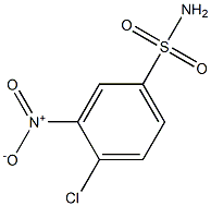 3-硝基-4-氯苯磺酰胺 结构式