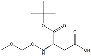 芴甲氧甲酰基-天冬氨酸叔丁酯 结构式