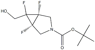  tert-butyl (1R,5S,6s)-1,5,6-trifluoro-6-(hydroxymethyl)-3-azabicyclo[3.1.0]hexane-3-carboxylate