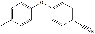 4-(4-甲基苯氧基)苄基腈, , 结构式