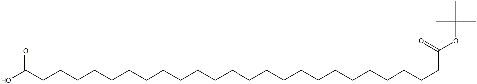 二十六烷二酸单叔丁酯 结构式