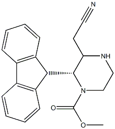 (9H-fluoren-9-yl)methyl (R)-3-(cyanomethyl)piperazine-1-carboxylate Structure