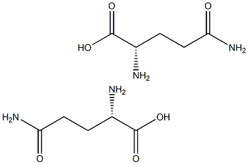 L-GLUTAMINE L-glutamine 化学構造式