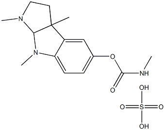 硫酸毒扁豆碱 结构式