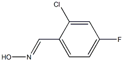 -CHLORO-4-FLUOROBENZALDOXIME Structure