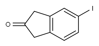 5-碘-2-茚满酮,,结构式