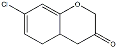 7-氯-3-二氢色原酮, , 结构式