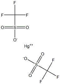 MERCURY (II) TRIFLUOROMETHANESULFONATE, 98% 结构式