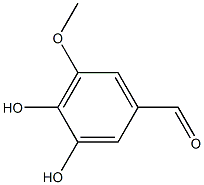 3,4-DIHYDROXY-5-METHOXYBENZALDEHYDE Structure
