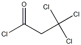 Trichloropropionyl chloride Structure