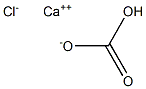 Calcium bicarbonate chloride Struktur